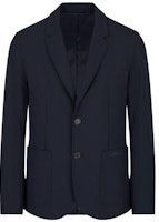 ARMANI EXCHANGE AE FW22 Solid Single-Breasted Navy Blue Blazer. 6LZG08-ZNCDZ-1510 ARMANI EXCHANGE AE FW22 Solid Single-Breasted Navy Blue Blazer. 6LZG08-ZNCDZ-1510