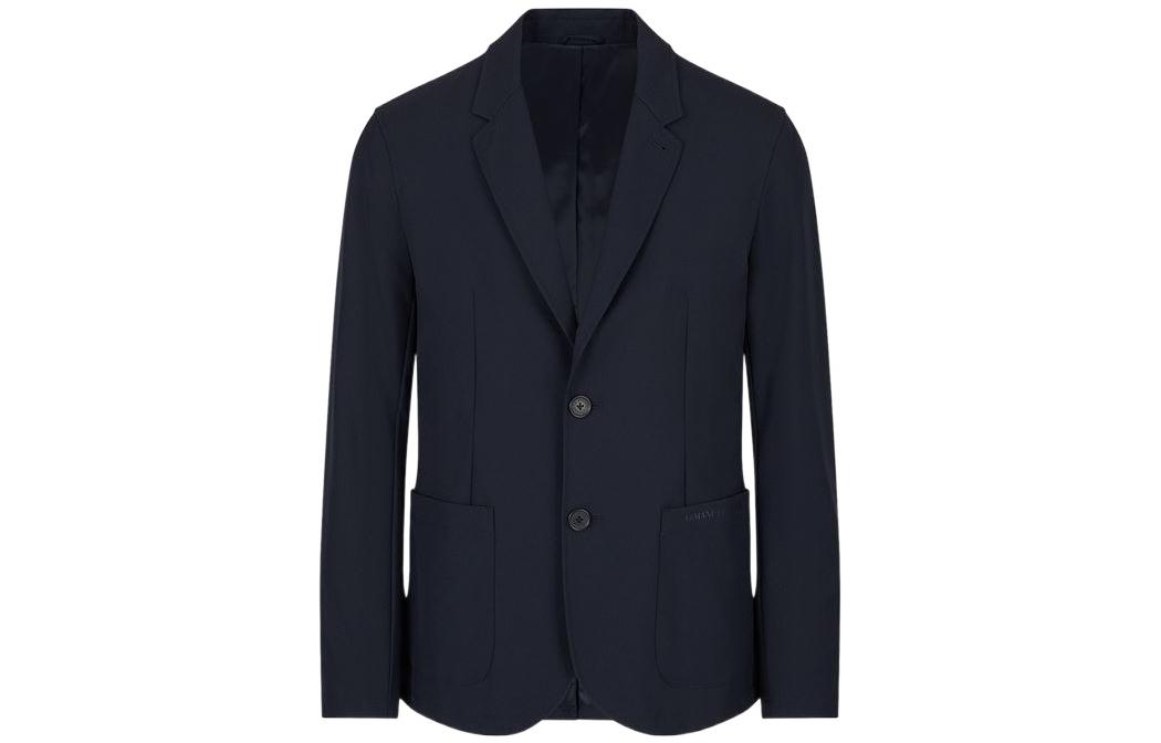 Order ARMANI EXCHANGE AE FW22 海軍藍色單排扣西裝外套。 6LZG08-ZNCDZ-1510