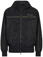 Armani Exchange AE FW22 Black Nylon Zip Jacket 6LZB03-ZNUSZ-1200 Armani Exchange AE FW22 Black Nylon Zip Jacket 6LZB03-ZNUSZ-1200