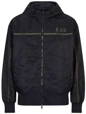 Armani Exchange AE FW22 Black Nylon Zip Jacket 6LZB03-ZNUSZ-1200 Buy Armani Exchange AE FW22 Black Nylon Zip Jacket 6LZB03-ZNUSZ-1200