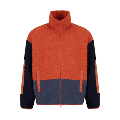 Armani Exchange AE FW22 Colorblock Stand Collar Zip Jacket - 6LZMLE-ZJKSZ-8403