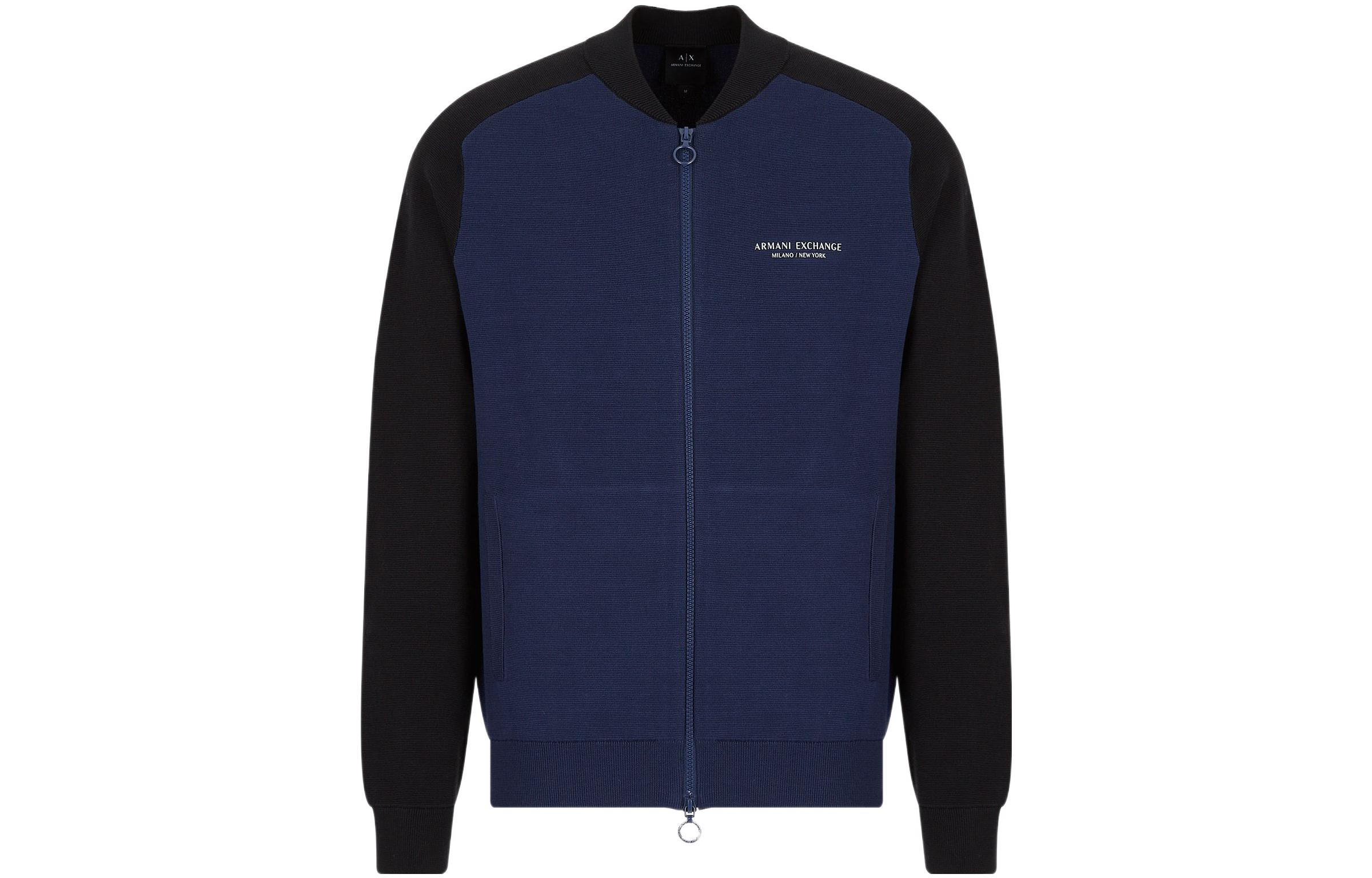 Armani Exchange AE FW22 Colorblock Zip Jacket Blue () 3LZE2L-ZM1TZ-125CJ