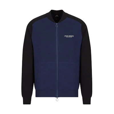 Armani Exchange AE FW22 Colorblock Zip Jacket Blue () 3LZE2L-ZM1TZ-125CJ