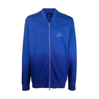 Armani Exchange AE FW22 Faded Letter Print Zip-Up Jacket Edition 3LZMAB-ZJDDZ-05EQ