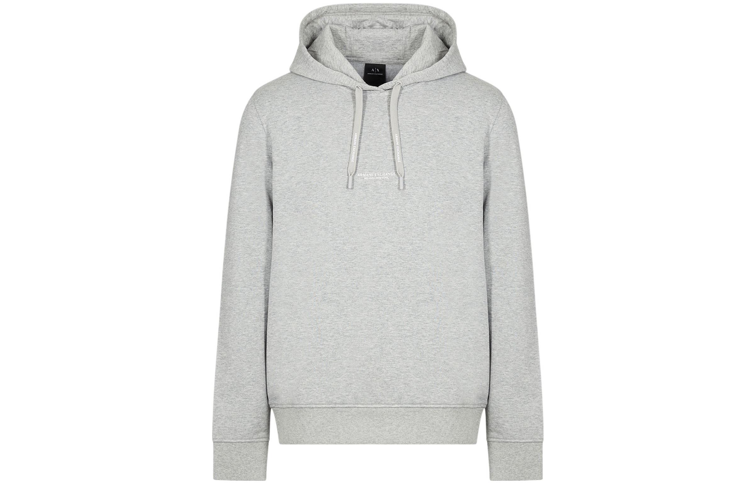 Armani Exchange AE FW22 Logo Hoodie Grey 8NZM94-ZJKRZ-3901