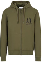 Armani Exchange AE FW22 Logo Zip Hoodie Jacket Men’s Deep Green 8NZMPP-ZJ1ZZ-1871 Armani Exchange AE FW22 Logo Zip Hoodie Jacket Men’s Deep Green 8NZMPP-ZJ1ZZ-1871