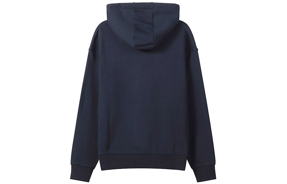 Lookbook Armani Exchange AE FW22 海軍藍刺繡標誌連帽衫 6LZMLD-ZJNBZ-1583