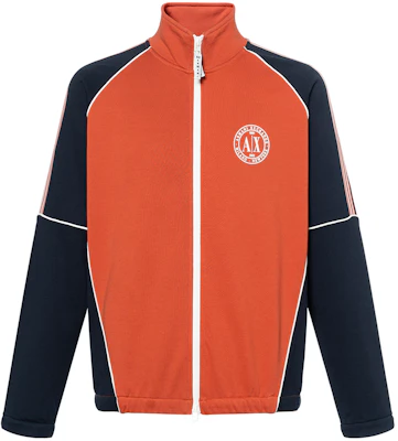 Armani Exchange AE FW22 Orange Zip-Up Jacket with Logo Print 6LZMLA-ZJ1ZZ-8402 Buy Armani Exchange AE FW22 Orange Zip-Up Jacket with Logo Print 6LZMLA-ZJ1ZZ-8402