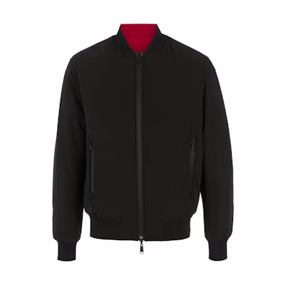 Armani Exchange AE FW22 Reversible Jacket with Logo Patch - Black 6KZB61-ZNVPZ-1200