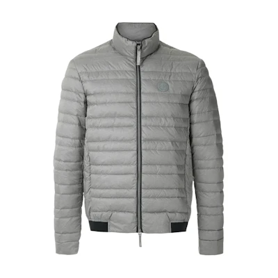 Armani Exchange AE FW22 Solid Color Zip-Up Jacket Grey Men’s 8NZB51ZNW3Z0902