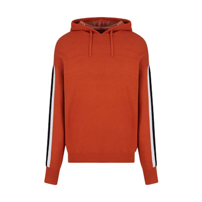 Armani Exchange AE FW22 Striped Trim Hoodie Orange 6LZM2Z-ZM1LZ-11498