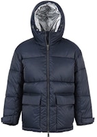 ARMANI EXCHANGE AE FW23 Navy Blue Quilted Hooded Loose Fit Cotton Jacket. 6RZK45-ZNJ7Z-1510 ARMANI EXCHANGE AE FW23 Navy Blue Quilted Hooded Loose Fit Cotton Jacket. 6RZK45-ZNJ7Z-1510