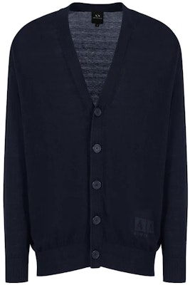 아르마니 익스체인지 AE FW23 솔리드 컬러 싱글 브레스트 니트 가디건 6RZE1C-ZMW8Z-1200 Details for 아르마니 익스체인지 AE FW23 솔리드 컬러 싱글 브레스트 니트 가디건 6RZE1C-ZMW8Z-1200