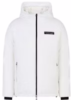 ARMANI EXCHANGE AE FW23 White Logo Hooded Puffer Jacket 6RZB03-ZNICZ-1116 ARMANI EXCHANGE AE FW23 White Logo Hooded Puffer Jacket 6RZB03-ZNICZ-1116