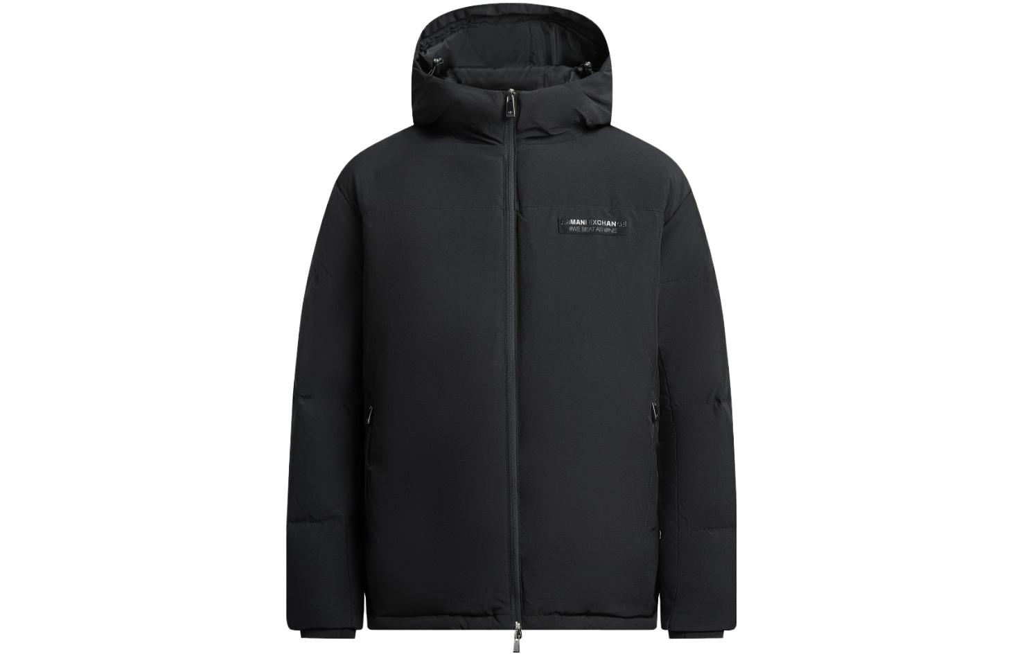 Order ARMANI EXCHANGE AE FW23 Jaket Puffer Hoodie Logo Putih. 6RZB03-ZNICZ-1116