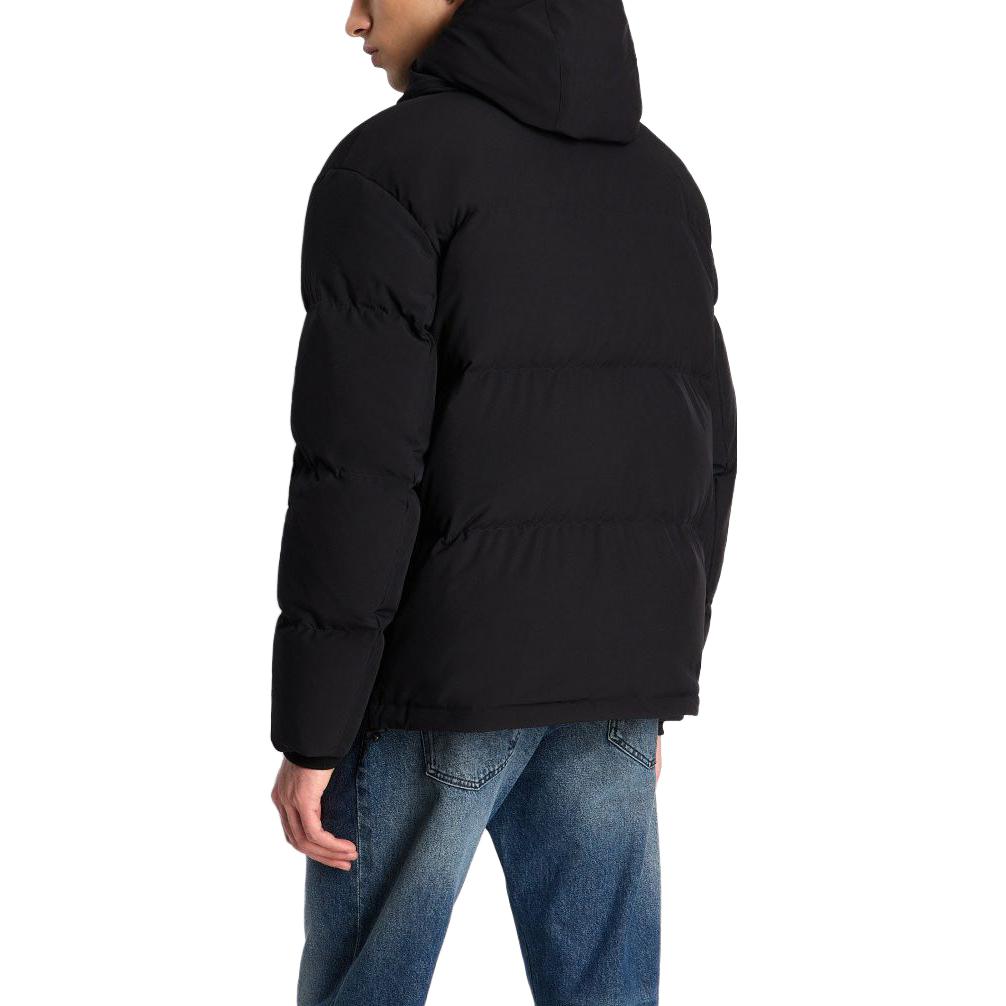 Details for ARMANI EXCHANGE AE FW23 Jaket Puffer Hoodie Logo Putih. 6RZB03-ZNICZ-1116