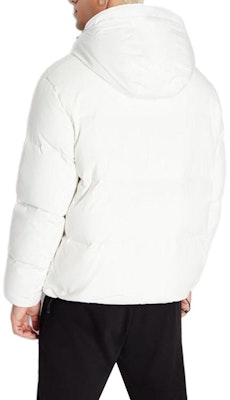 ARMANI EXCHANGE AE FW23 Jaket Puffer Hoodie Logo Putih. 6RZB03-ZNICZ-1116 2