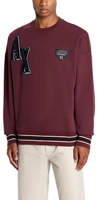 Armani Exchange AE FW23 Letter Print Crewneck Pullover Sweatshirt Men 6RZMJE-ZJDPZ-14AU Details for Armani Exchange AE FW23 Letter Print Crewneck Pullover Sweatshirt Men 6RZMJE-ZJDPZ-14AU