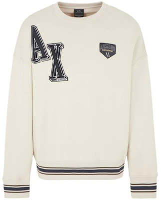 Armani Exchange AE FW23 Letter Print Crewneck Pullover Sweatshirt Men 6RZMJE-ZJDPZ-14AU Cheap Armani Exchange AE FW23 Letter Print Crewneck Pullover Sweatshirt Men 6RZMJE-ZJDPZ-14AU