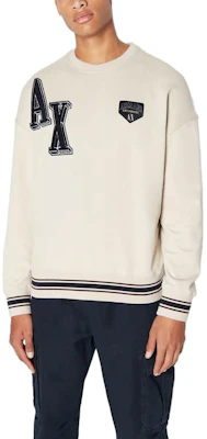 Armani Exchange AE FW23 Letter Print Crewneck Pullover Sweatshirt Men 6RZMJE-ZJDPZ-14AU 1