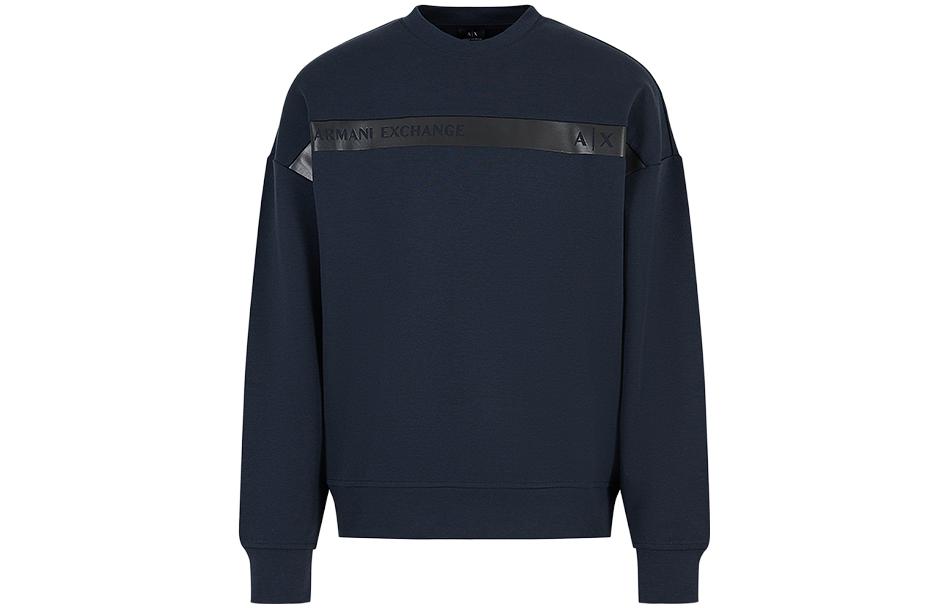 Armani Exchange AE FW23 Logo Patch Sweatshirt Men 6RZMCA-ZJ9QZ-1510