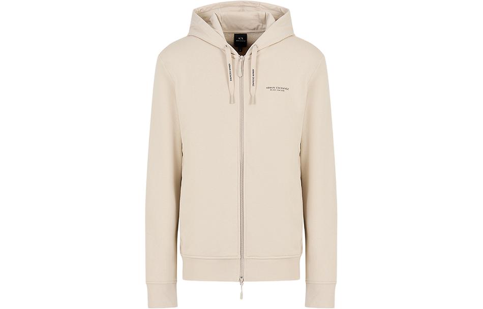 Armani Exchange AE FW23 Logo Print Zipper Casual Sweatshirt 8NZM95-ZJKRZ-1934