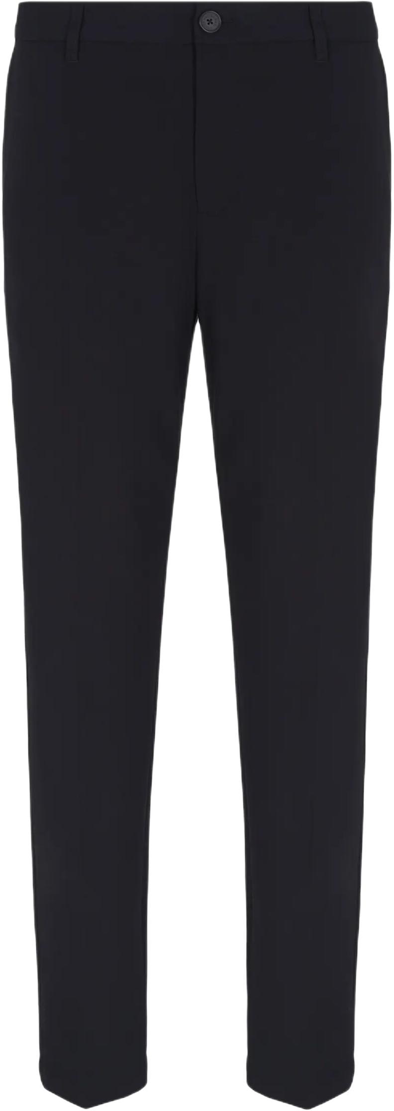 armani-exchange-ae-fw-24-black-solid-mid-rise-button-casual-pants-xm-000132-af-10897-uc-001