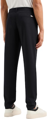 ARMANI EXCHANGE AE FW24 黑色中腰按鈕休閒長褲 XM000132-AF10897-UC001 Shop ARMANI EXCHANGE AE FW24 黑色中腰按鈕休閒長褲 XM000132-AF10897-UC001