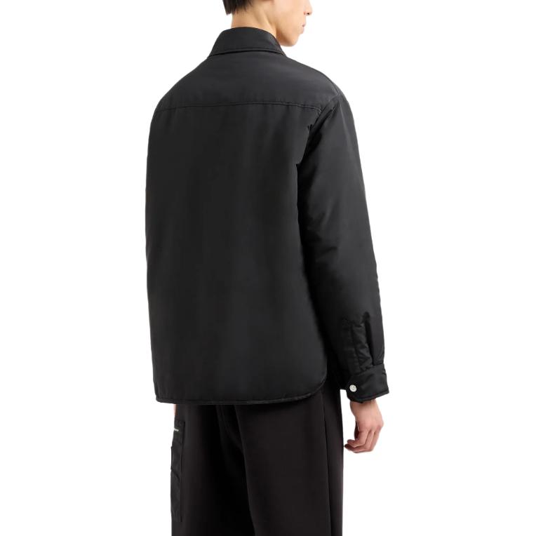 Shop アルマーニエクスチェンジ AE FW24 ブラック ジップアップ襟 長袖ジャケット. XM000031-AF10323-UC001