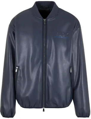 Armani Exchange AE標誌藍色拉鍊立領外套 3DZB05-ZE1CZ-15CX Buy Armani Exchange AE標誌藍色拉鍊立領外套 3DZB05-ZE1CZ-15CX