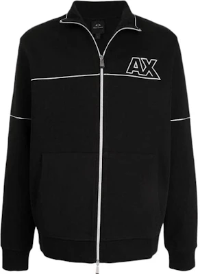 Armani Exchange AE Logo Print Collared Long Sleeve Zip Jacket Black () AX6KZM-FEZJ5-1200 Buy Armani Exchange AE Logo Print Collared Long Sleeve Zip Jacket Black () AX6KZM-FEZJ5-1200
