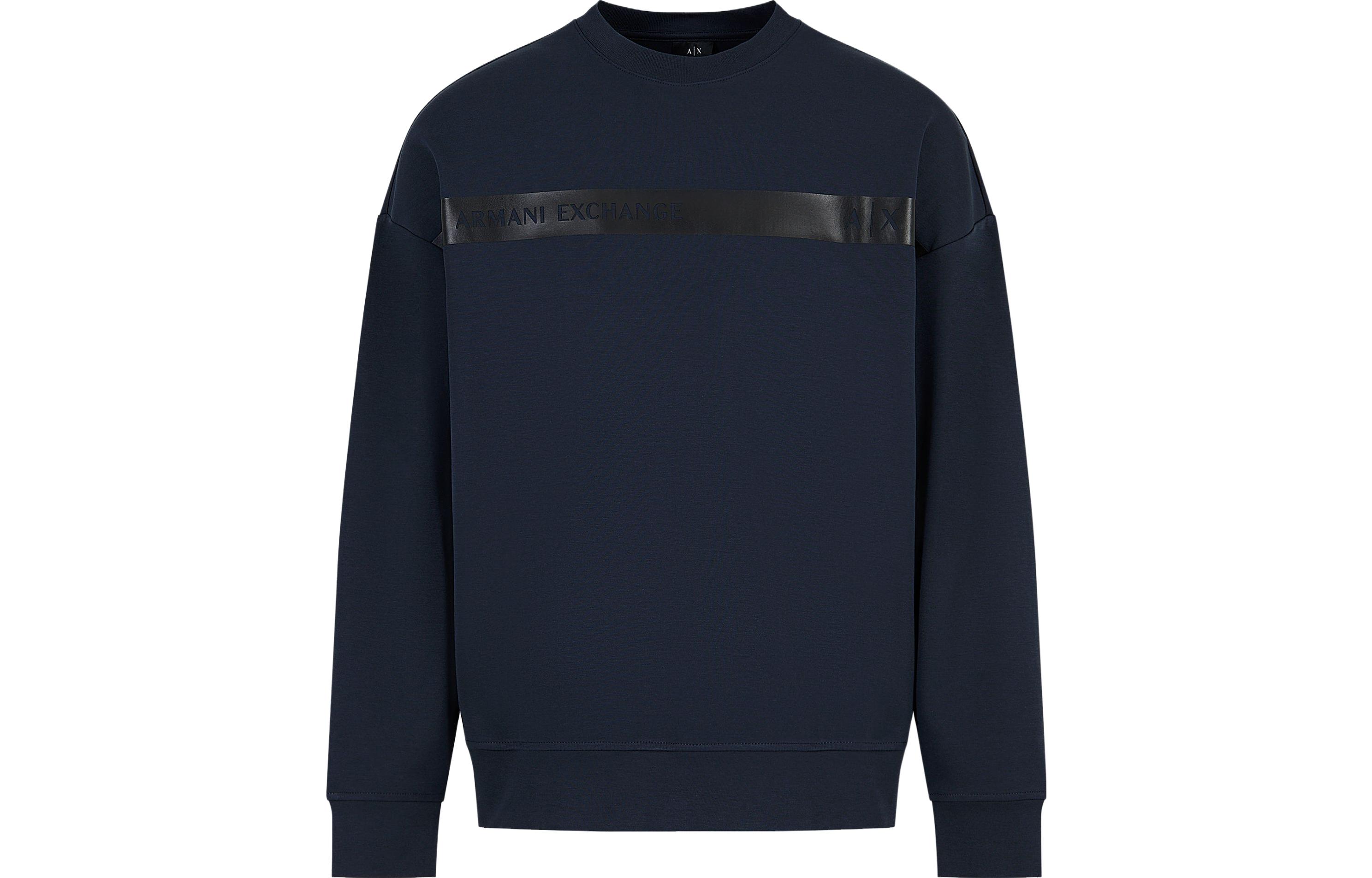 Armani Exchange AE Logo Printed Crewneck Long-Sleeve Sweatshirt 6RZMCS-ZJ9QZ-1510