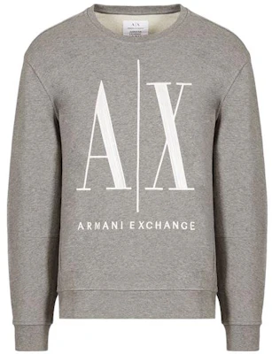 阿玛尼Exchange AE Logo印花男士灰色圆领卫衣 8NZMPA-ZJ1ZZ-3930 Buy 阿玛尼Exchange AE Logo印花男士灰色圆领卫衣 8NZMPA-ZJ1ZZ-3930