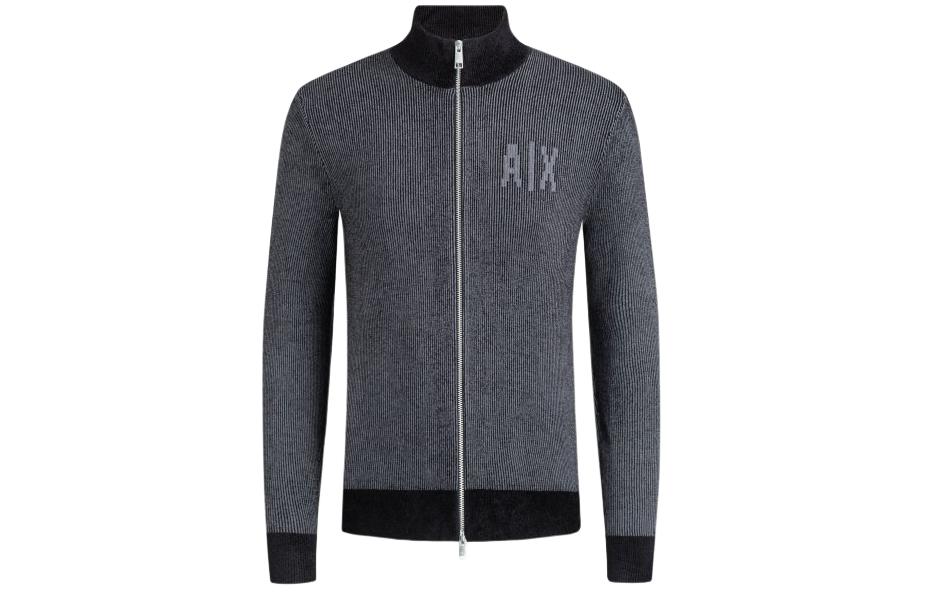 Armani Exchange AE Logo Slim Fit Zip Jacket Dark Gray 6KZE1D-ZM1EZ-6216