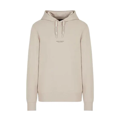 Armani Exchange AE Logo Solid Color Hoodie Beige 8NZM94-ZJKRZ-16711