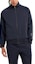 Lookbook ARMANI EXCHANGE AE Navy Blue Logo Zip-Up High Neck Sweatshirt Men FW24. 6DZMJL-ZJZGZ-1510