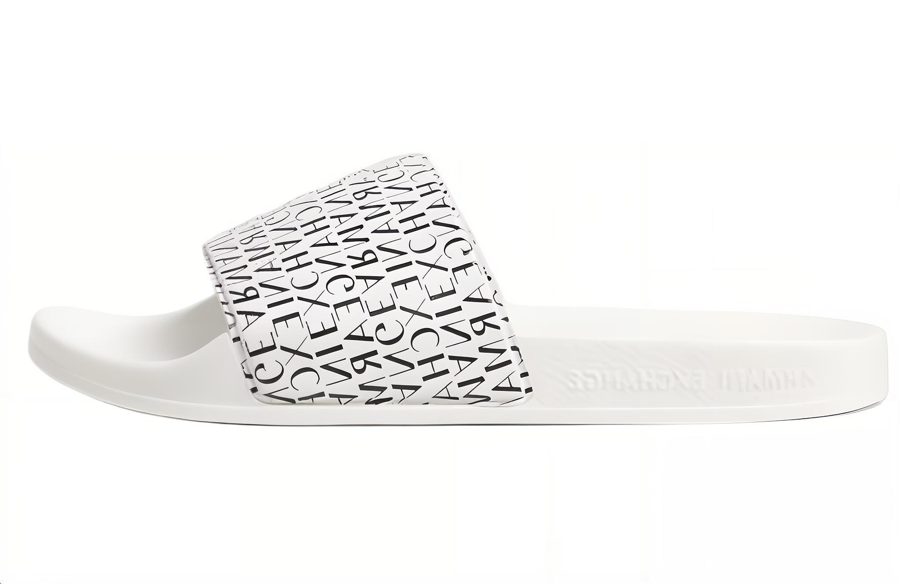 ARMANI EXCHANGE AE Simple Comfortable Slides White XUP004XV679R326