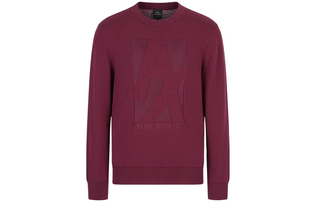 Armani Exchange AE Solid Cotton Crewneck Sweatshirt 6LZM1G-ZMU7Z-1306