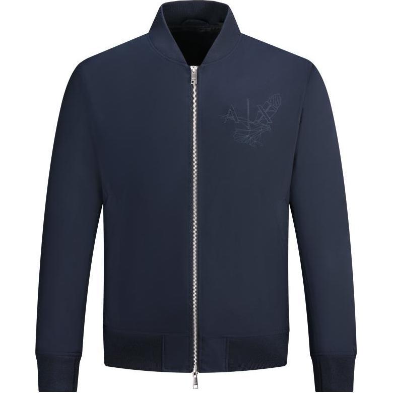 Armani Exchange AE Solid Logo Print Zip Jacket 3RZB21-ZNB7Z-1510