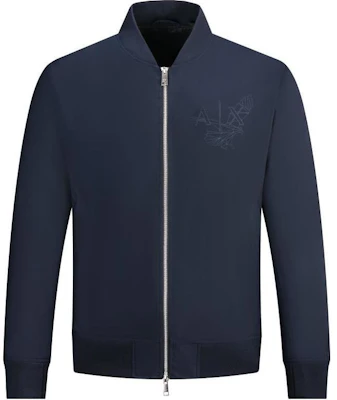 Armani Exchange AE Solid Logo Print Zip Jacket 3RZB21-ZNB7Z-1510 Buy Armani Exchange AE Solid Logo Print Zip Jacket 3RZB21-ZNB7Z-1510