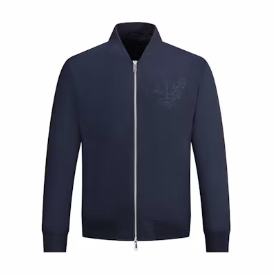 Armani Exchange AE Solid Logo Print Zip Jacket 3RZB21-ZNB7Z-1510