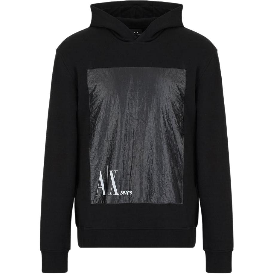Armani Exchange AE SS22 Logo Hoodie Black 3LZMJE-ZJYAZ-1200