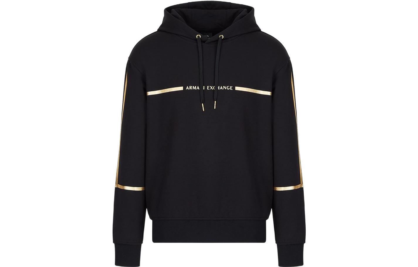 Armani Exchange AE SS22 Logo Sweatshirt Black 3LZMNA-Z9N1Z-02DX