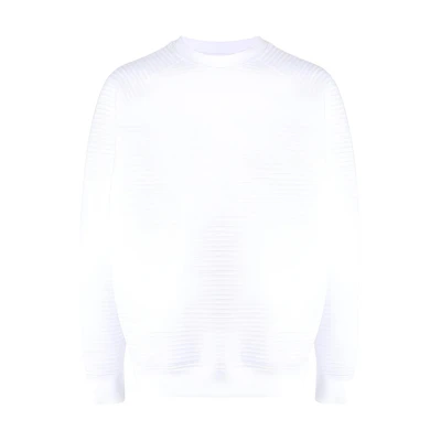 Armani Exchange AE SS22 Plain Ribbed Knit Sweatshirt 3LZMHY-ZJYDZ-1100