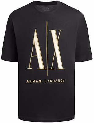 Armani Exchange AE SS23 黑金徽標印花男款短袖圓領T恤 8NZTPQ-ZJH4Z-1200 Buy Armani Exchange AE SS23 黑金徽標印花男款短袖圓領T恤 8NZTPQ-ZJH4Z-1200