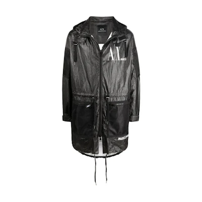 Armani Exchange AE SS23 Logo Print Hooded Jacket for Men 3LZL45-ZNPRZ-1200