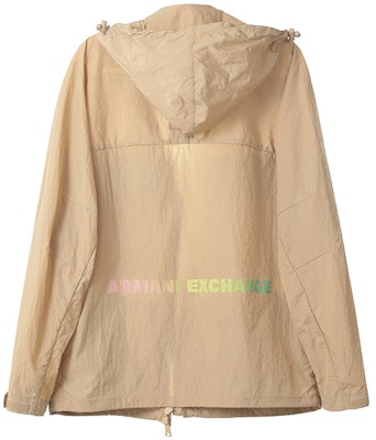 ARMANI EXCHANGE AE SS23 Logo Print Hooded Zip Jacket Men’s Deep Beige 3RZB30-ZN1CZ-1772 Lookbook ARMANI EXCHANGE AE SS23 Logo Print Hooded Zip Jacket Men’s Deep Beige 3RZB30-ZN1CZ-1772