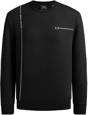 Armani Exchange AE SS23 經典標誌黑色圓領衛衣 3RZMBC-ZJCAZ-1200 Buy Armani Exchange AE SS23 經典標誌黑色圓領衛衣 3RZMBC-ZJCAZ-1200