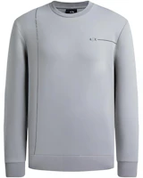 Armani Exchange AE SS23 Logo Pullover Sweatshirt Grey 3RZMBC-ZJCAZ-1913 Armani Exchange AE SS23 Logo Pullover Sweatshirt Grey 3RZMBC-ZJCAZ-1913