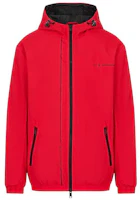 Armani Exchange AE SS23 Mixed Logo Print Hooded Jacket for Men 3RZB01-ZNB7Z-16478 Armani Exchange AE SS23 Mixed Logo Print Hooded Jacket for Men 3RZB01-ZNB7Z-16478